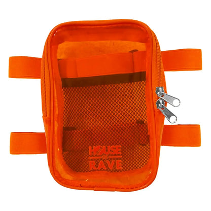 Clear Festival Thigh Bag - Orange image