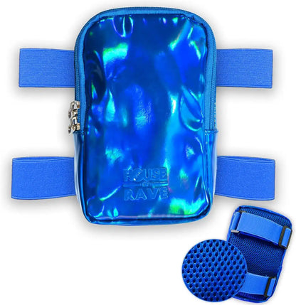 Holographic Thigh Bags - Blue image