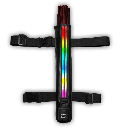 LED Hand Fan Holder - Rainbow image