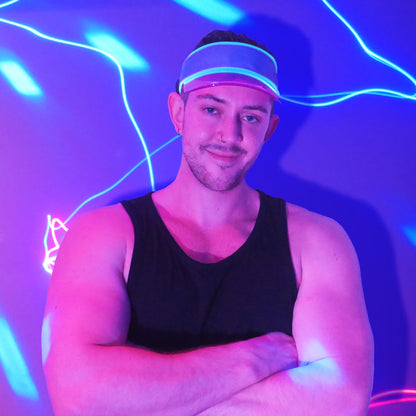 LED Multicolor Neon Visor