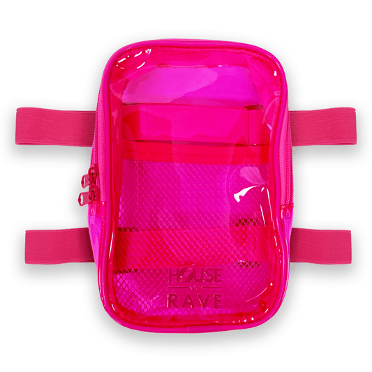Clear Festival Thigh Bag - Pink image