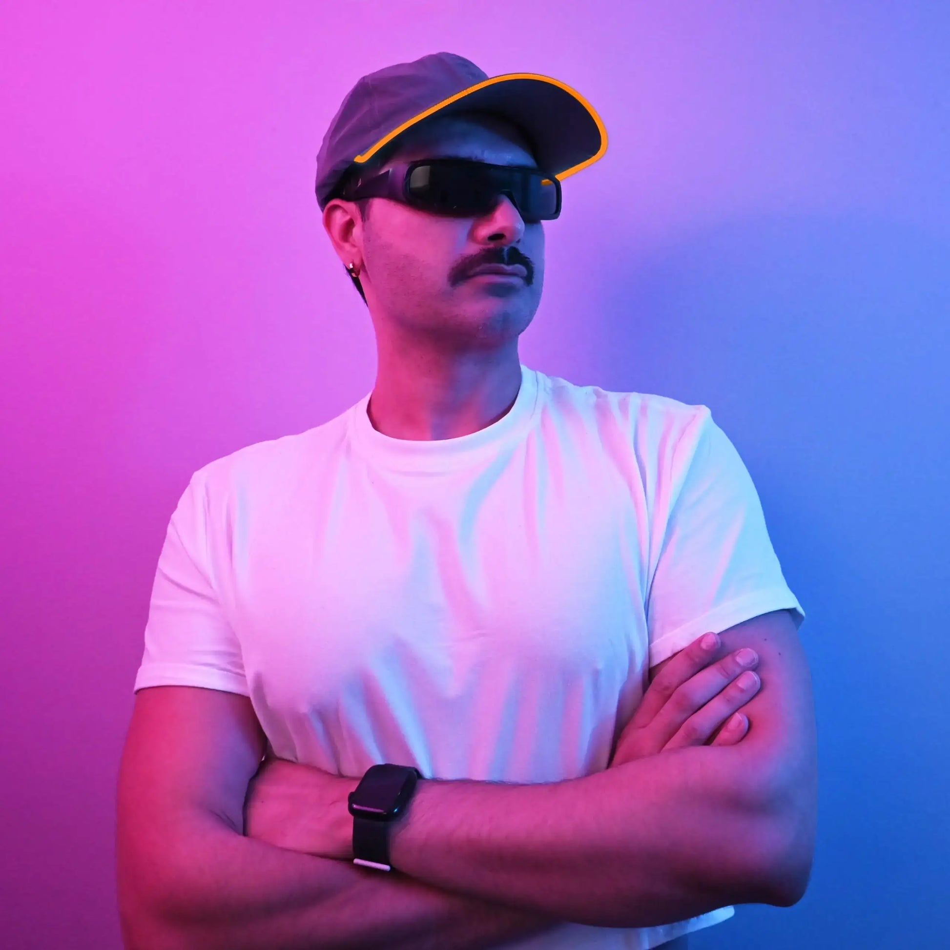 Reflective LED Baseball Cap - 7 Colors image 6