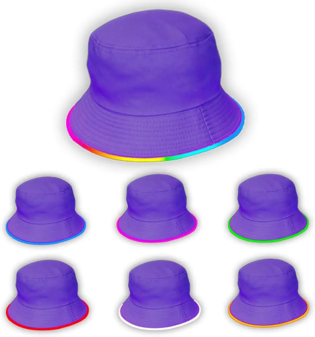 LED Bucket Hat - Dark Purple image