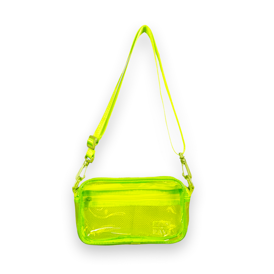 Clear Festival Crossbody Bag - Neon Yellow image