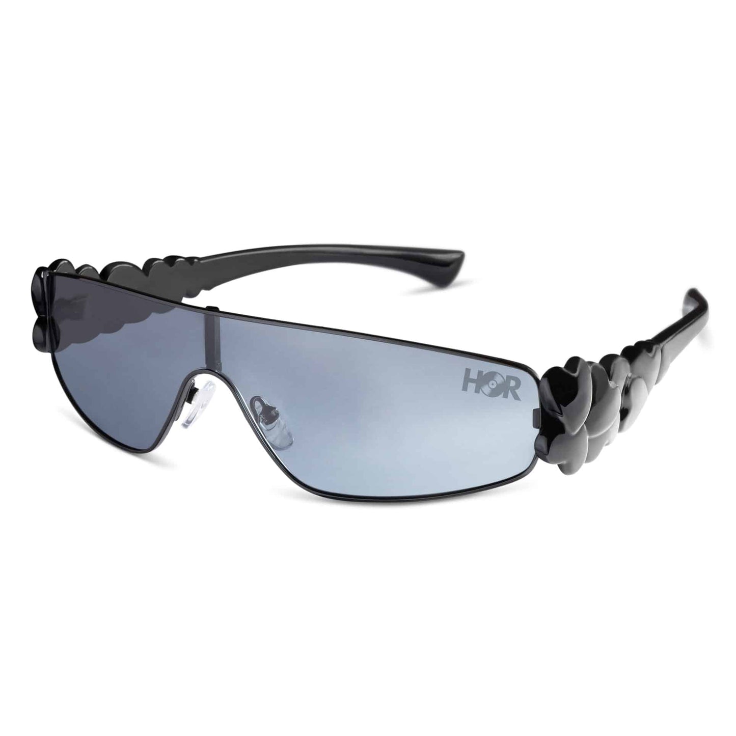 Hearts Frame Sunglasses - Black image