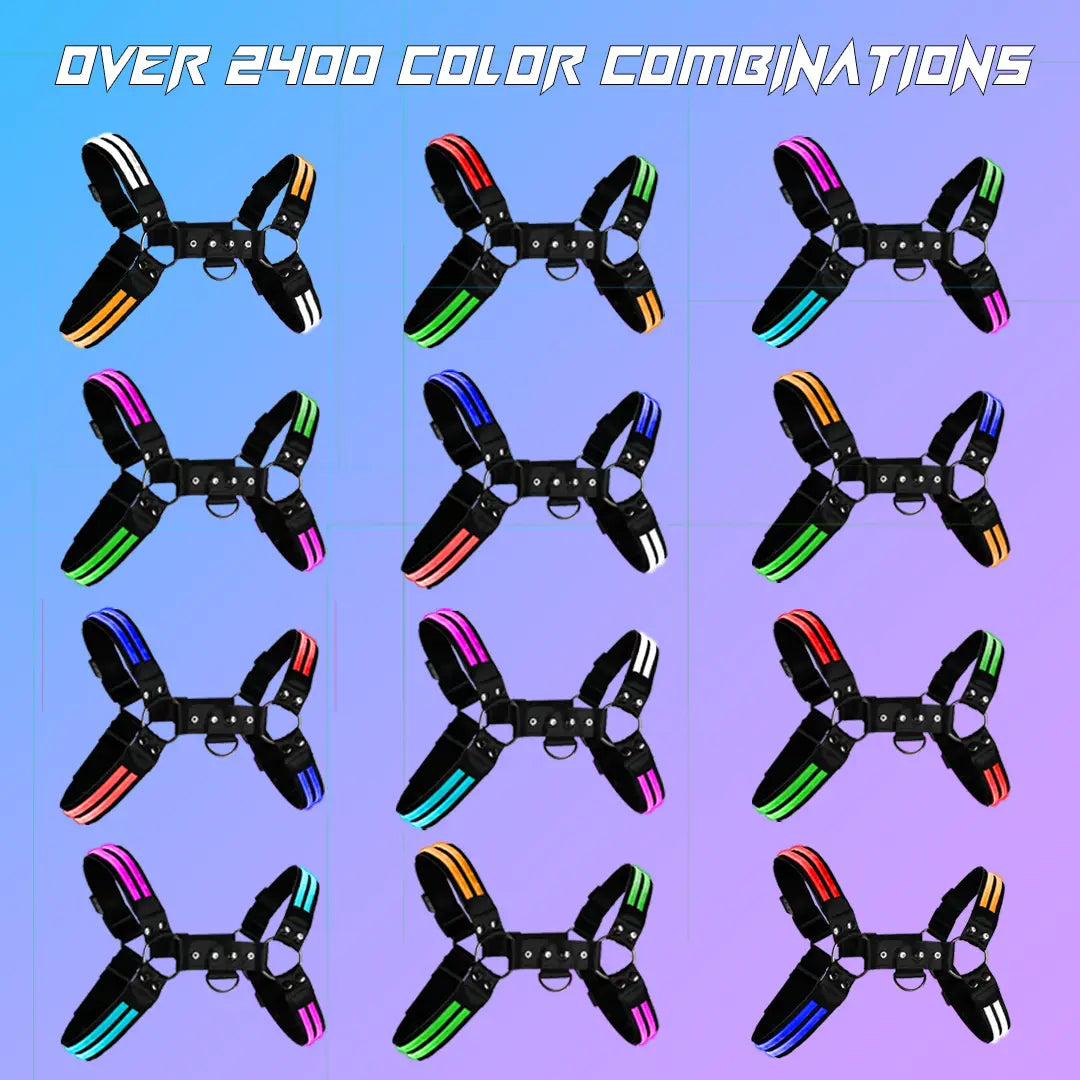 Multi-Color LED Chest Harness image 8