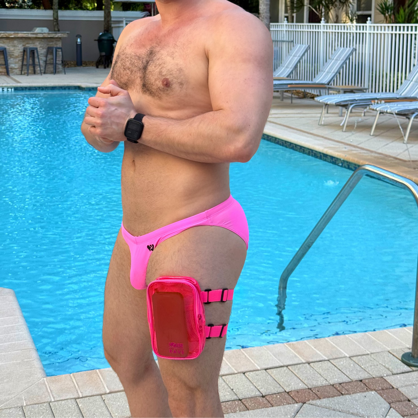 Clear Festival Thigh Bag