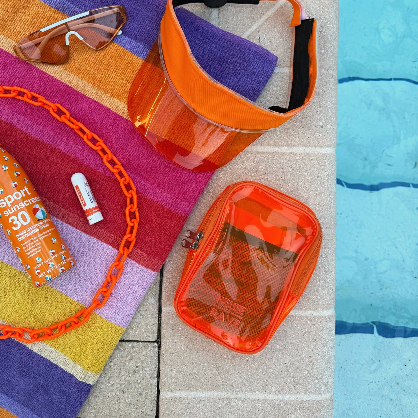 Clear Festival Thigh Bag