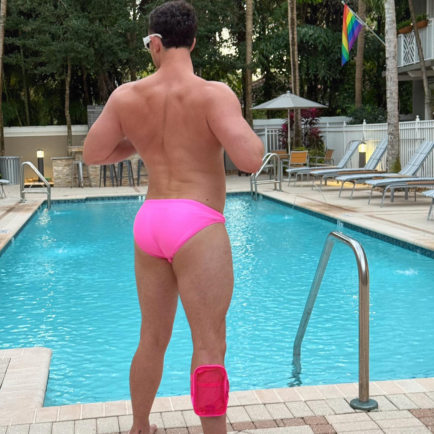 Clear Festival Thigh Bag