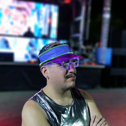 LED Multicolor Neon Visor